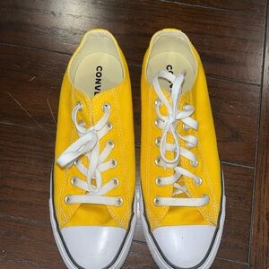 Converse Yellow Canvas Sneakers